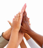 Putting hands together